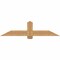 Ekena Millwork Eugene Smooth Timber Gable Bracket, Western Red Cedar, 60"W x 15"H x 1 1/2"D x 5 1/2"F, 6/12 Pitch GBW060X15X0206EUG00SWR - alternate 1